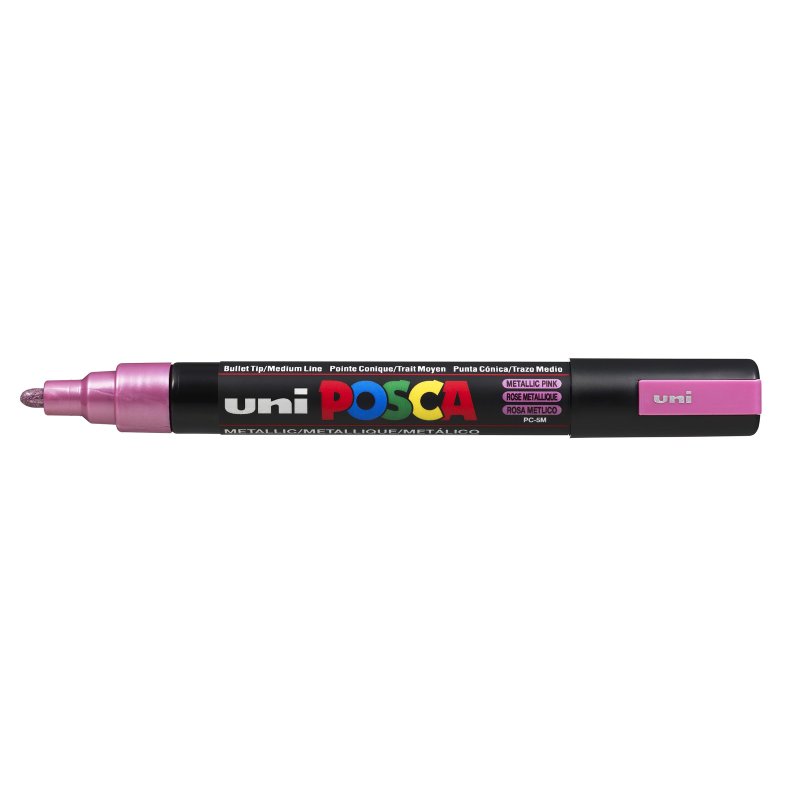 POSCA marqueur à pigments pointe ronde, rose métallisé, 1,8-2,5 mm